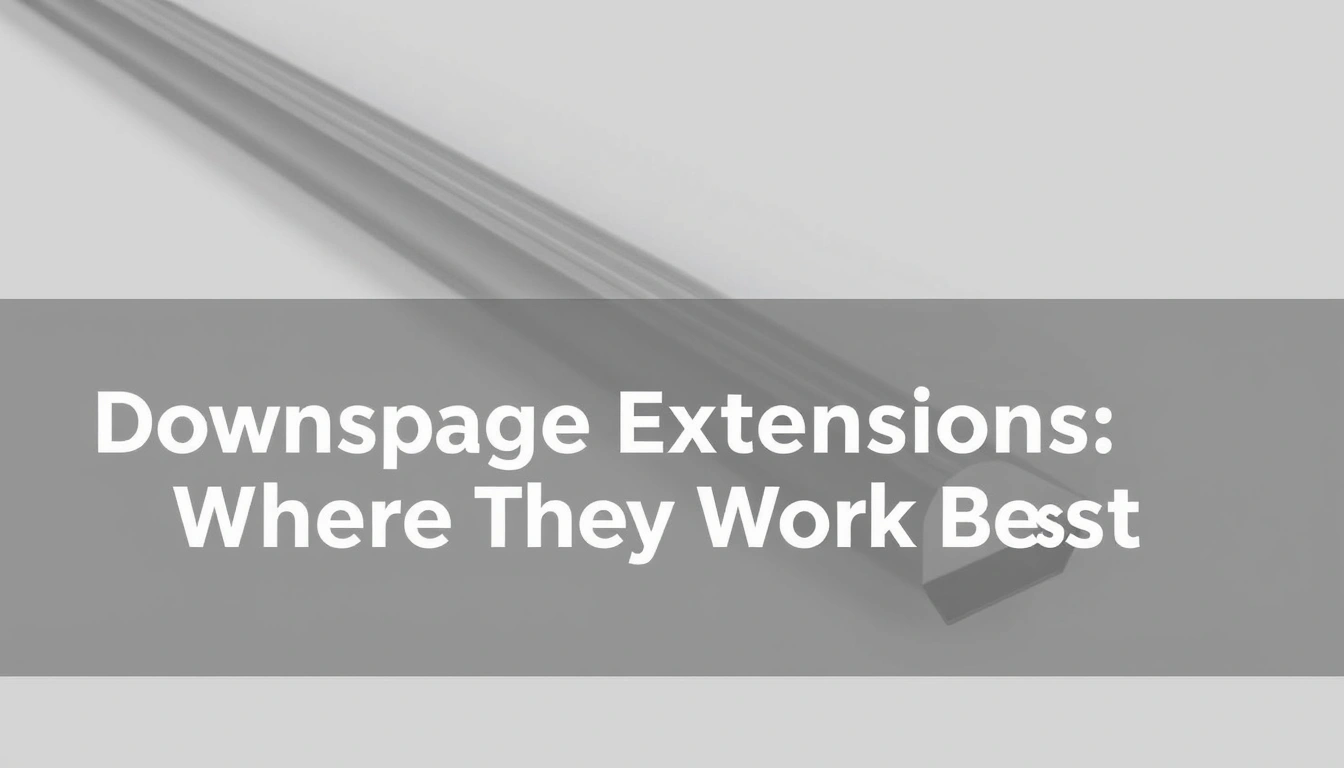 Downspout Drainage Extensions: Where They Work Best