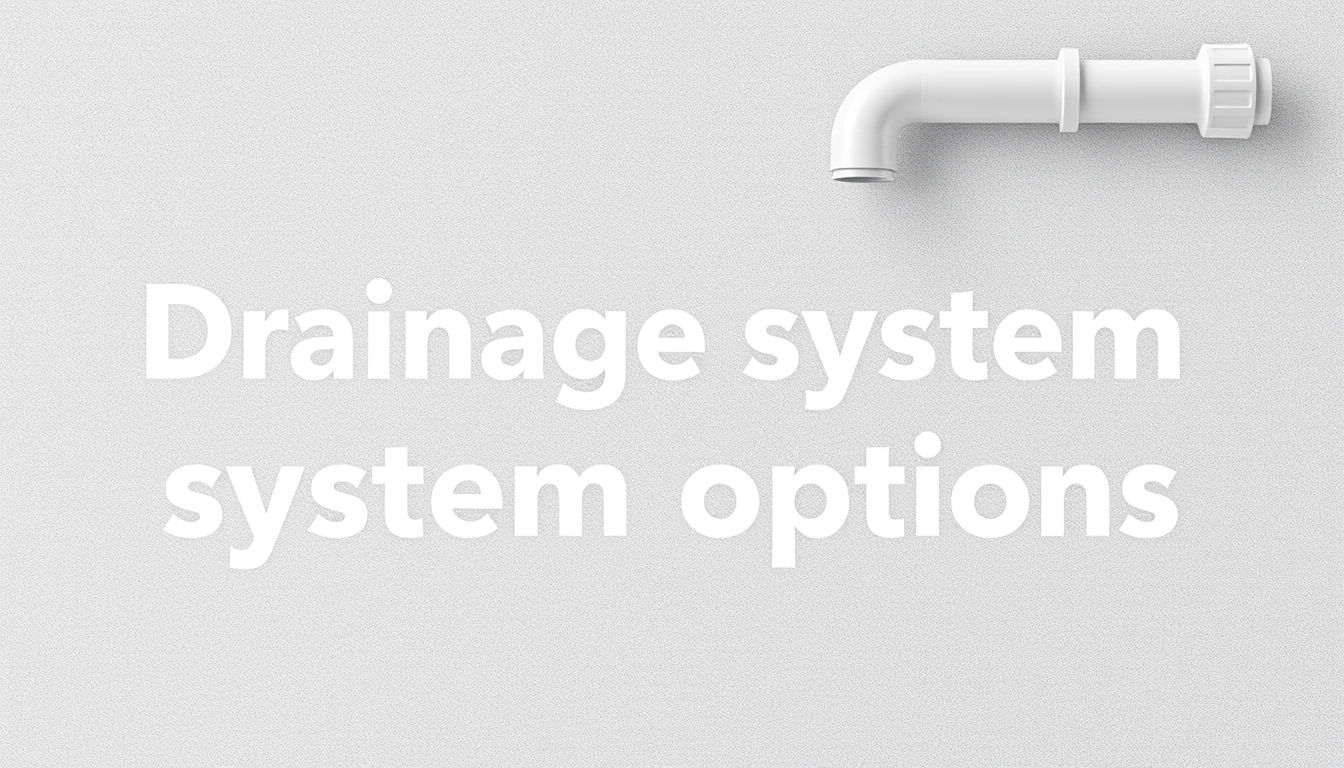 Drainage system options — The Complete Guide