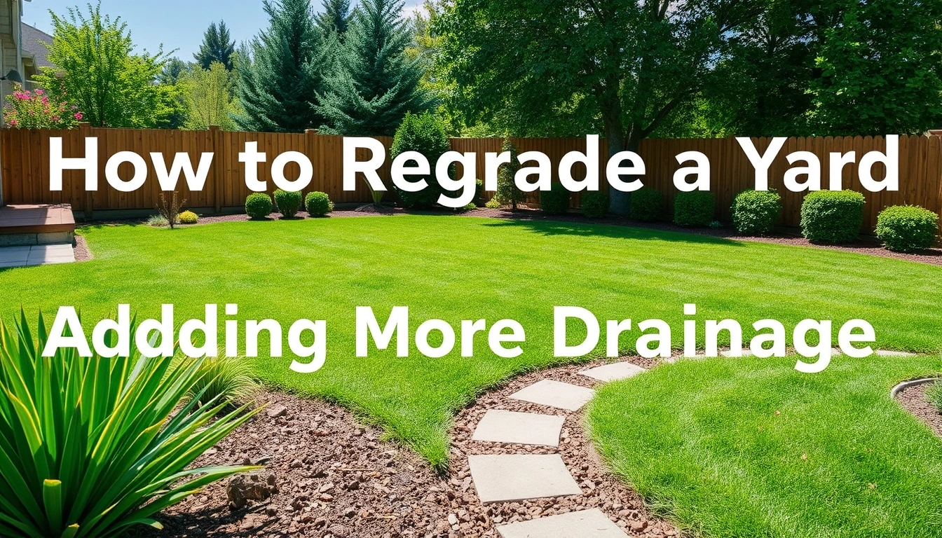 When to Regrade a Yard Instead of Adding More Drainage